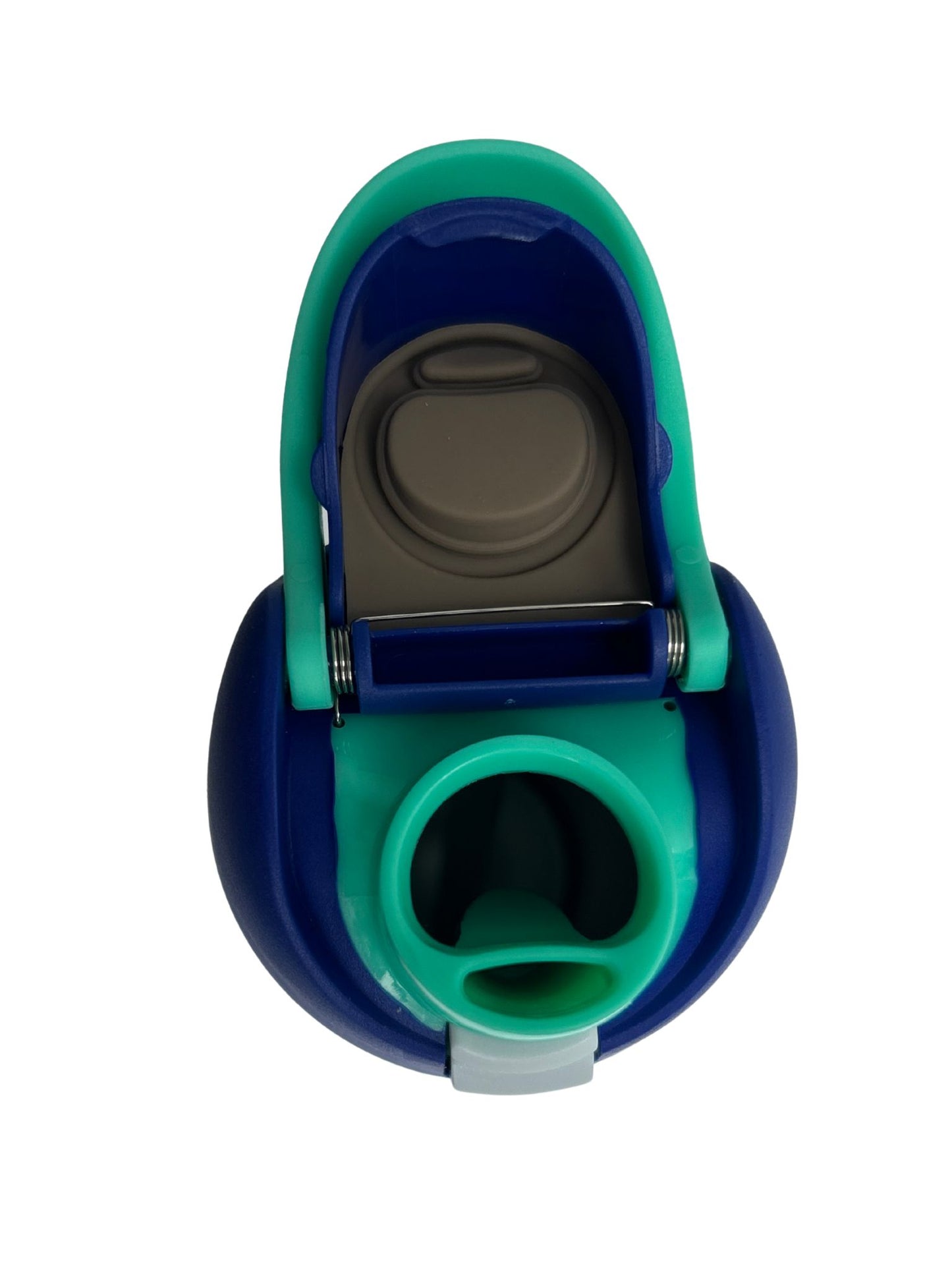Tomatodo azul insulado con verde menta 16 oz